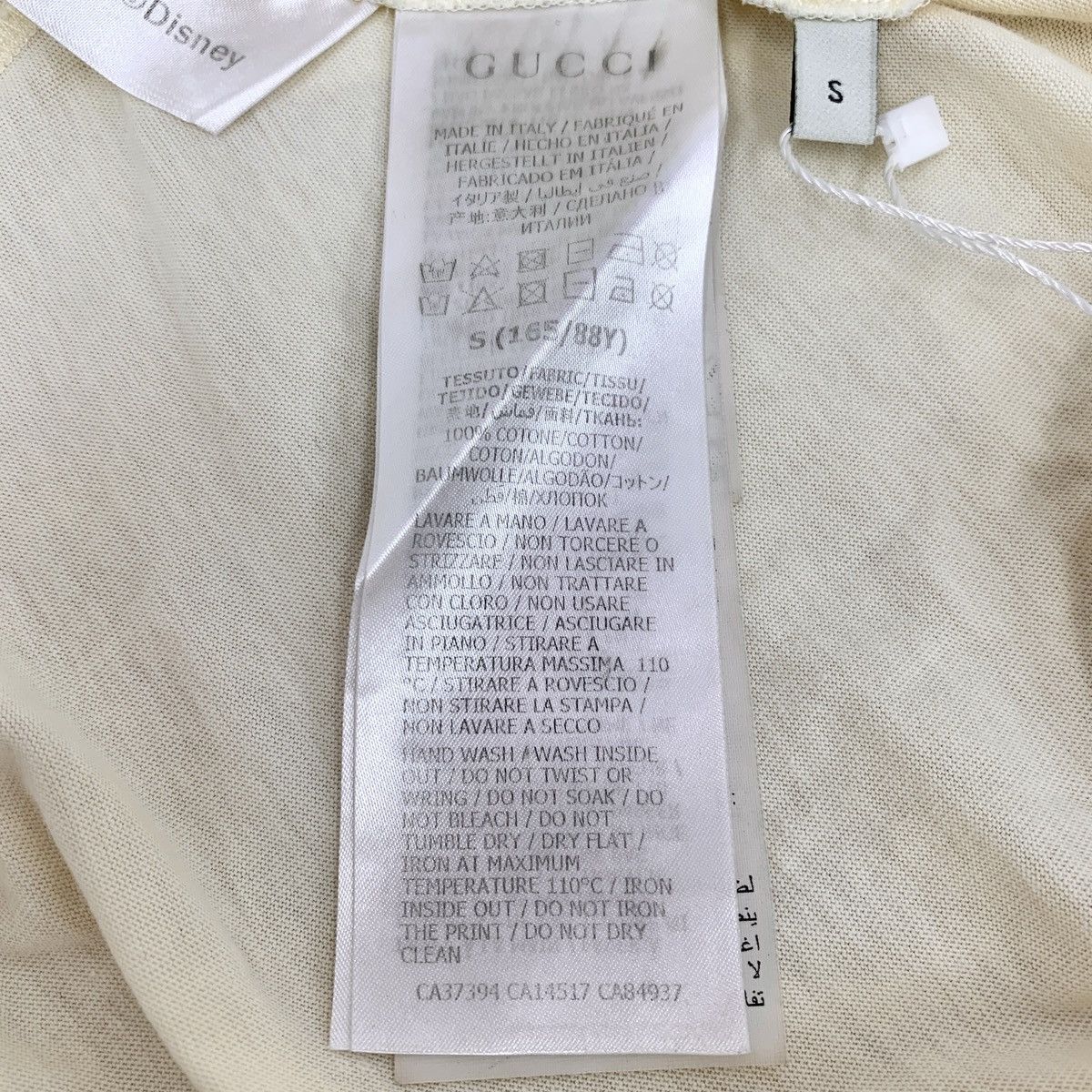 Gucci Gucci x Disney Co-branded Cotton Crew Neck T-Shirt Size S / US 4 / IT 40 - 7 Thumbnail