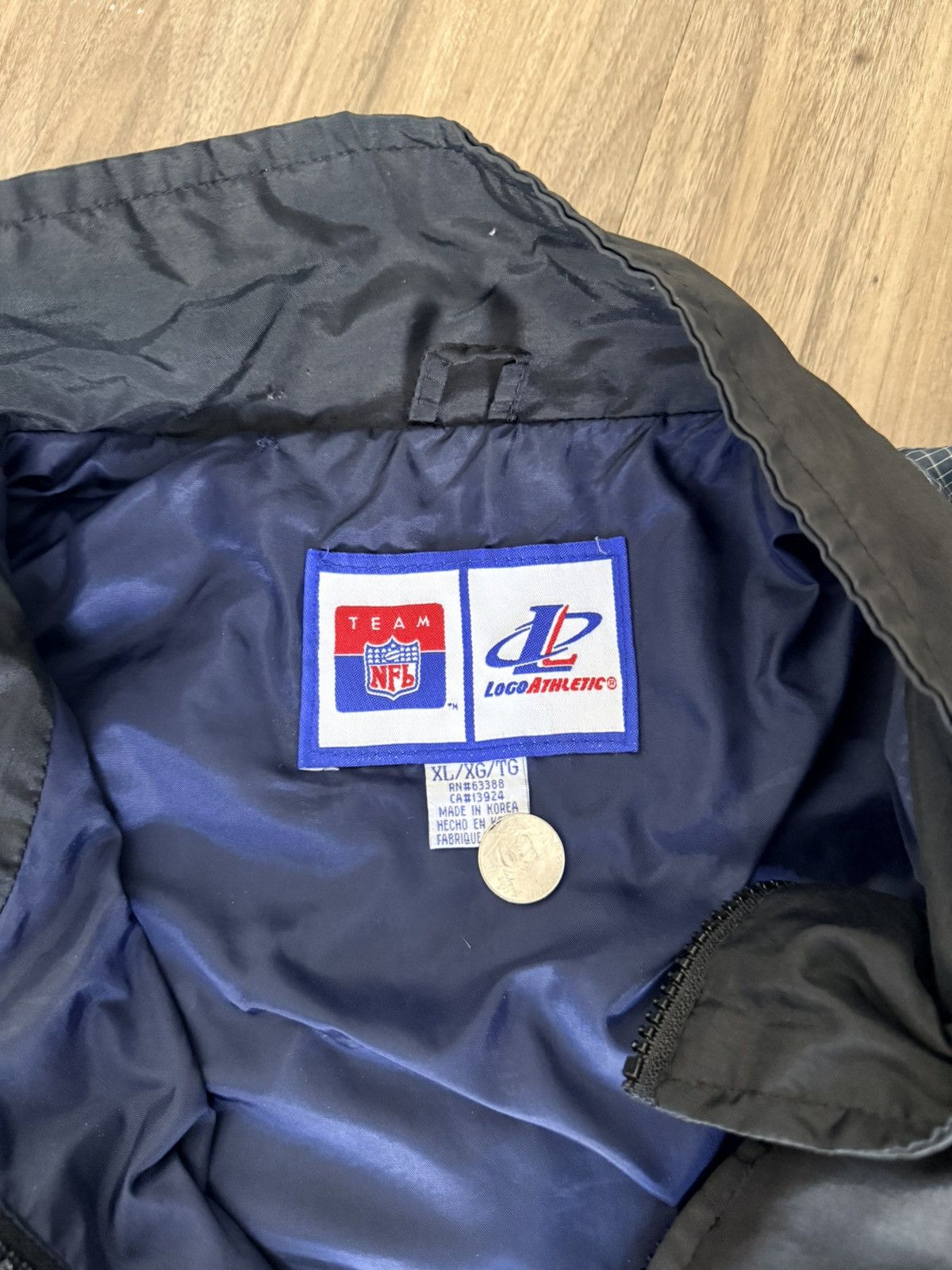 Logo Athletic Vintage Dallas Cowboys Jacket Logo Athletic Pro Line Blue Size US XL / EU 56 / 4 - 4 Thumbnail