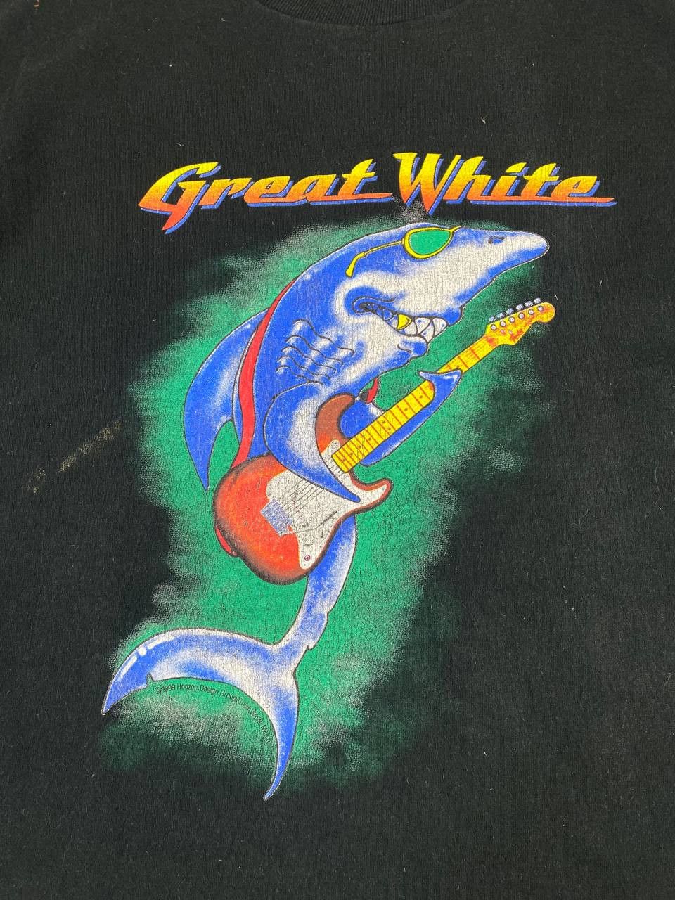 Band Tees vintage 1999 great white band tees nice design Size US XL / EU 56 / 4 - 2 Thumbnail