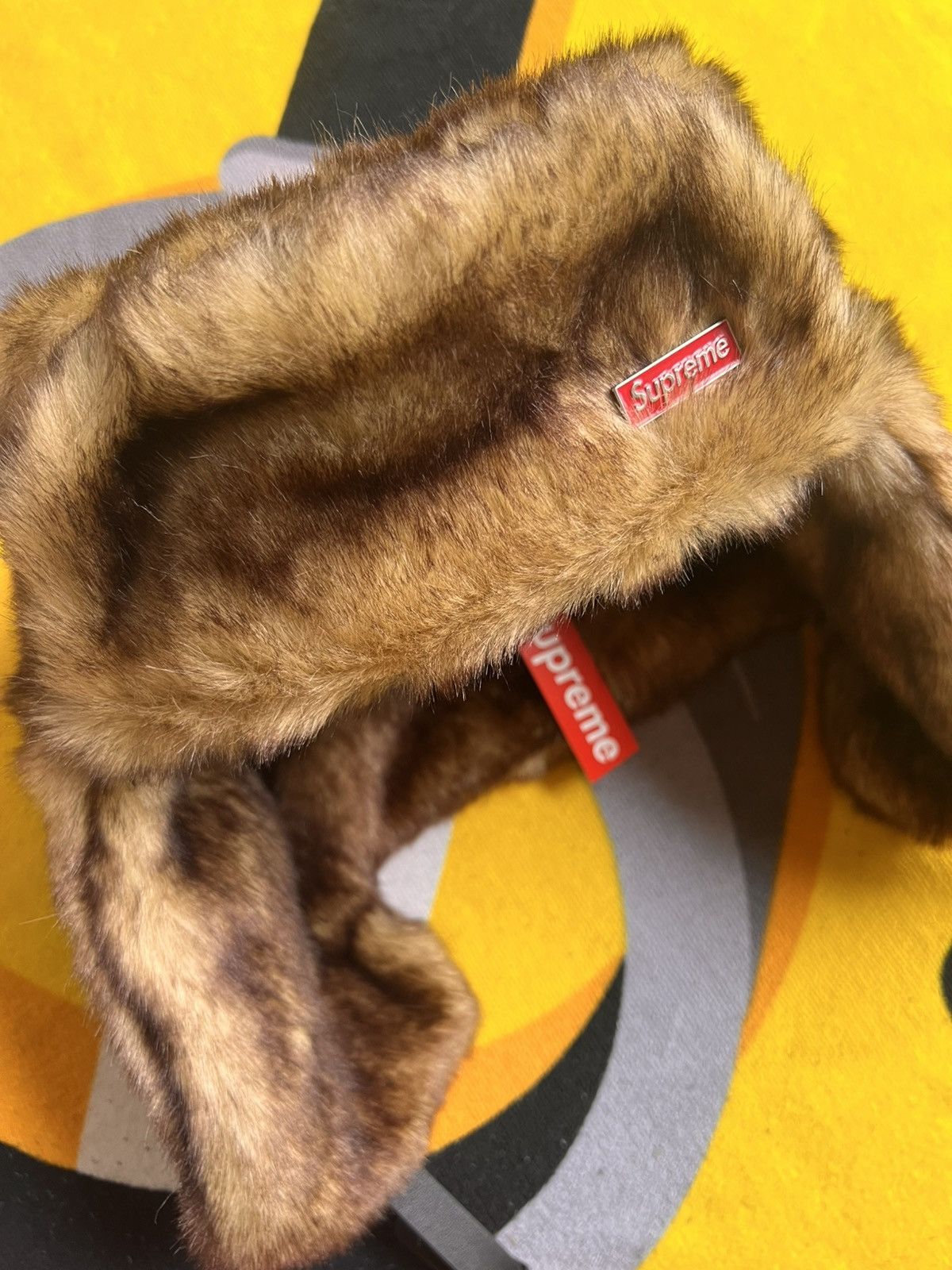Supreme Supreme Ushanka Hat Brown cap russia faux fur earflap beanie Size ONE SIZE - 7 Thumbnail