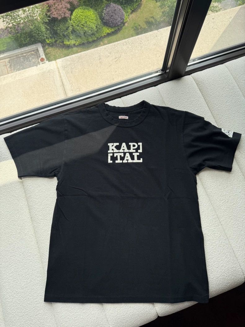 Kapital KAPITAL Logo Printed Short Sleeve T-Shirt-2506 Size US S / EU 44-46 / 1 - 1 Thumbnail