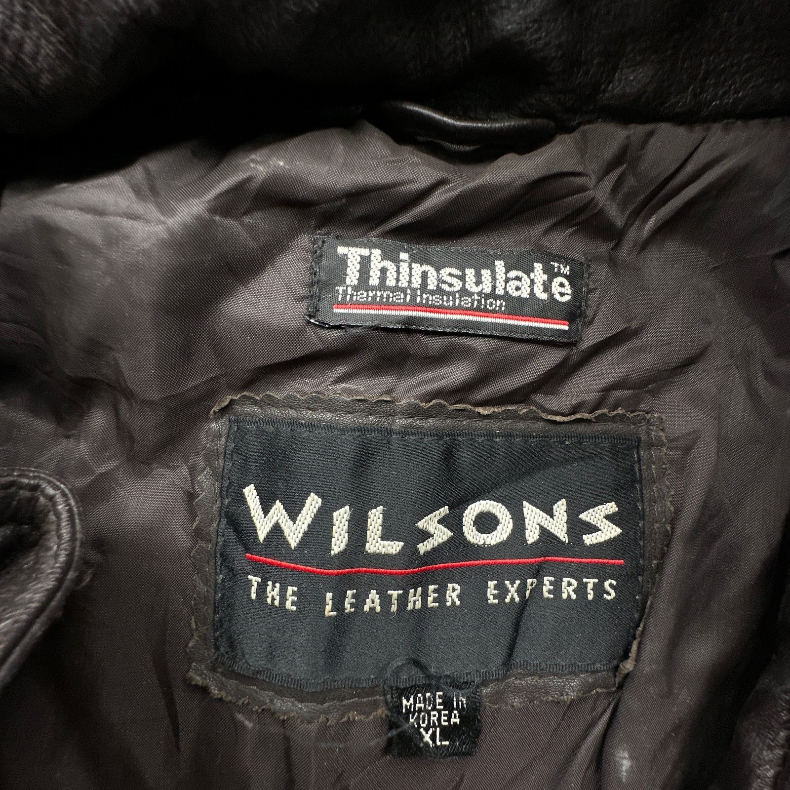 Other Wilsons Leather Experts Thinsulate Full Zip Bomber Jacket XL Size US XL / EU 56 / 4 - 3 Thumbnail
