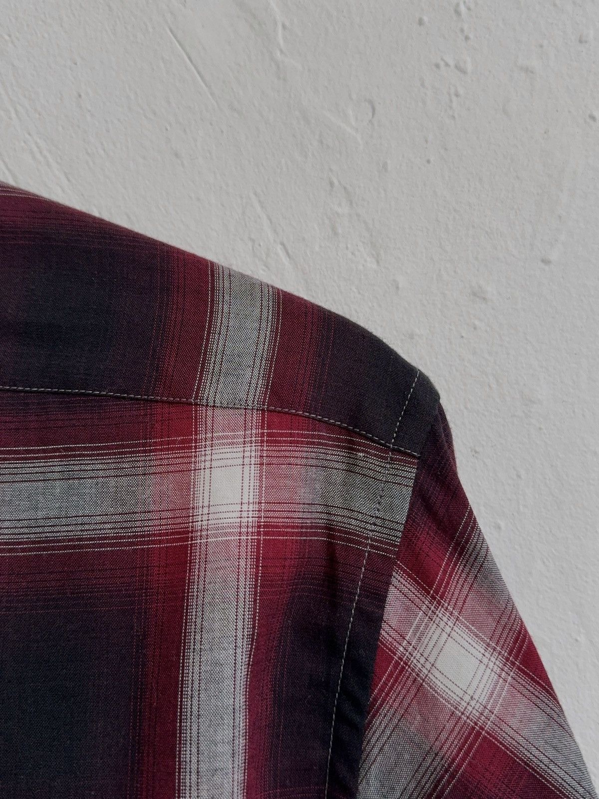 Saint Laurent Paris 2014 Saint Laurent Hedi Slimane era Check Shirt Size US M / EU 48-50 / 2 - 5 Thumbnail