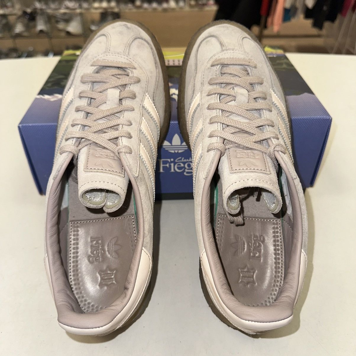 Adidas × Kith Size 10 - Adidas Gazelle Indoor KITH x Clarks Fieg [IH5691] Size US 10 / EU 43 - 3 Thumbnail