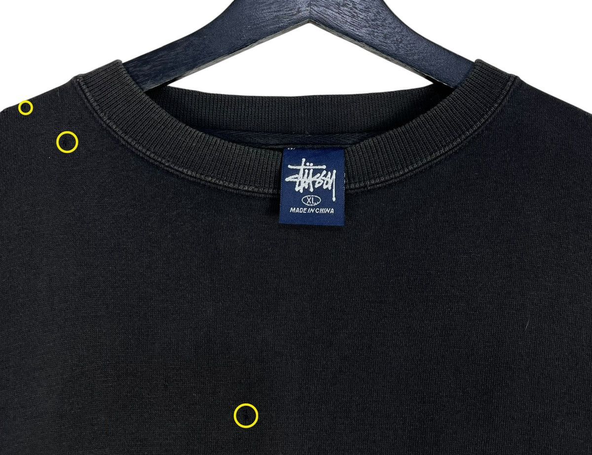Stussy Vintage Distressed Stussy Embroidered Small Logo Sweatshirt Size US L / EU 52-54 / 3 - 6 Thumbnail