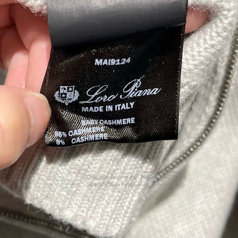 Loro Piana Loro Piana Gray Sparkling Hooded Knit Sweater Jacket Size XXS / US 00 / IT 34 - 4 Thumbnail