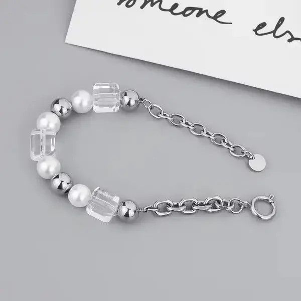 Jewelry Quartz Gemstone Beaded Bracelet Size ONE SIZE - 2 Thumbnail
