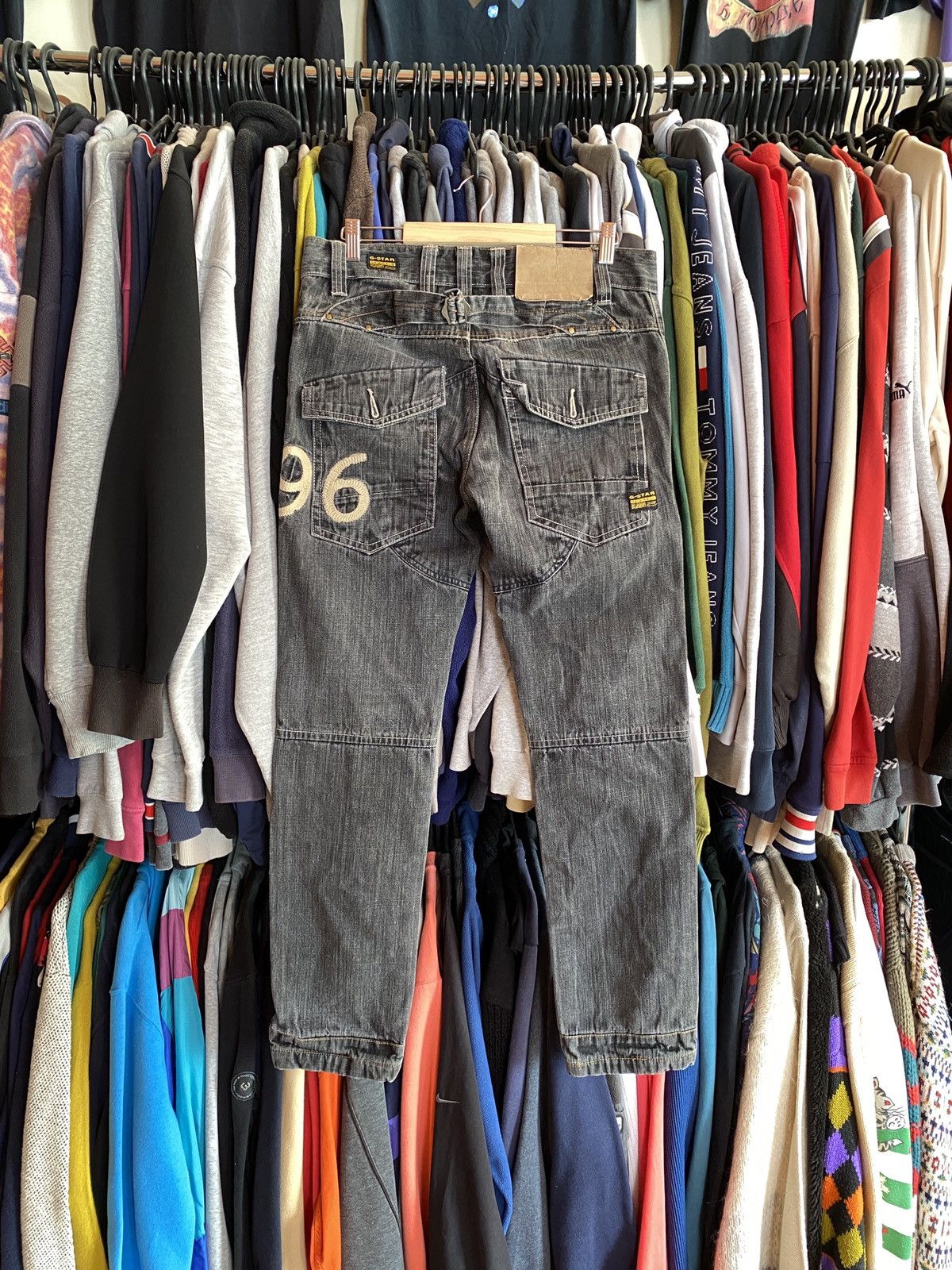 G-Star VINTAGE G-STAR 96 DOUBLE KNEE BIG LOGO DENIM JEANS Size US 30 / EU 46 - 1 Thumbnail