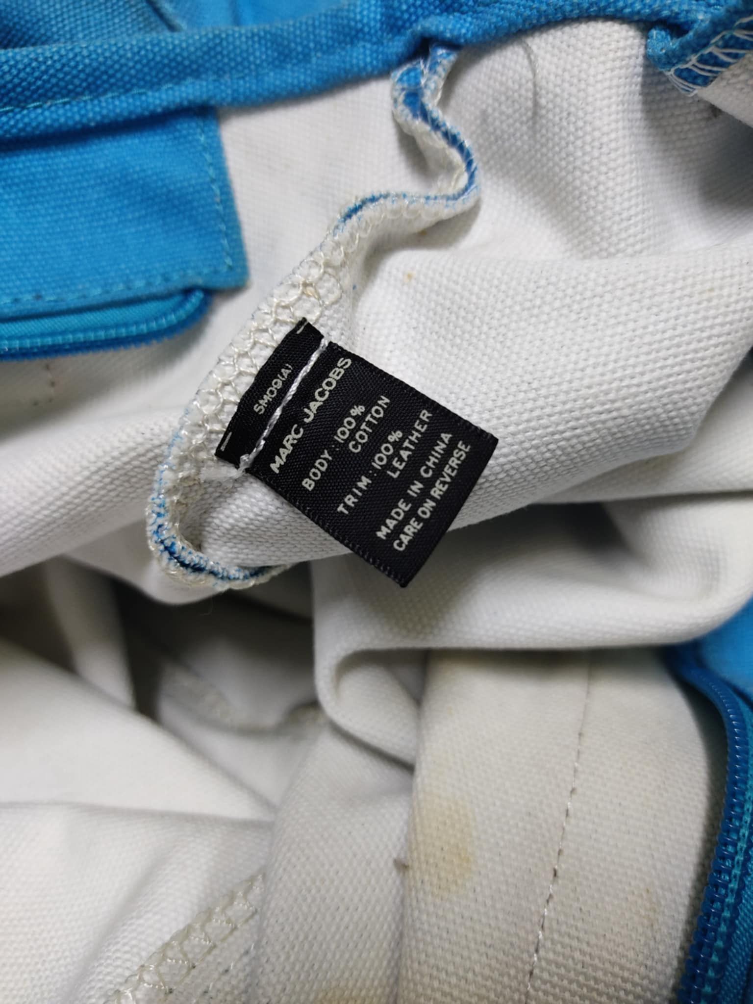 Canvas × Marc Jacobs MARC JACOBS BLUE CANVAS FRONT PATTERN SHOULDER BAG Size ONE SIZE - 11 Thumbnail