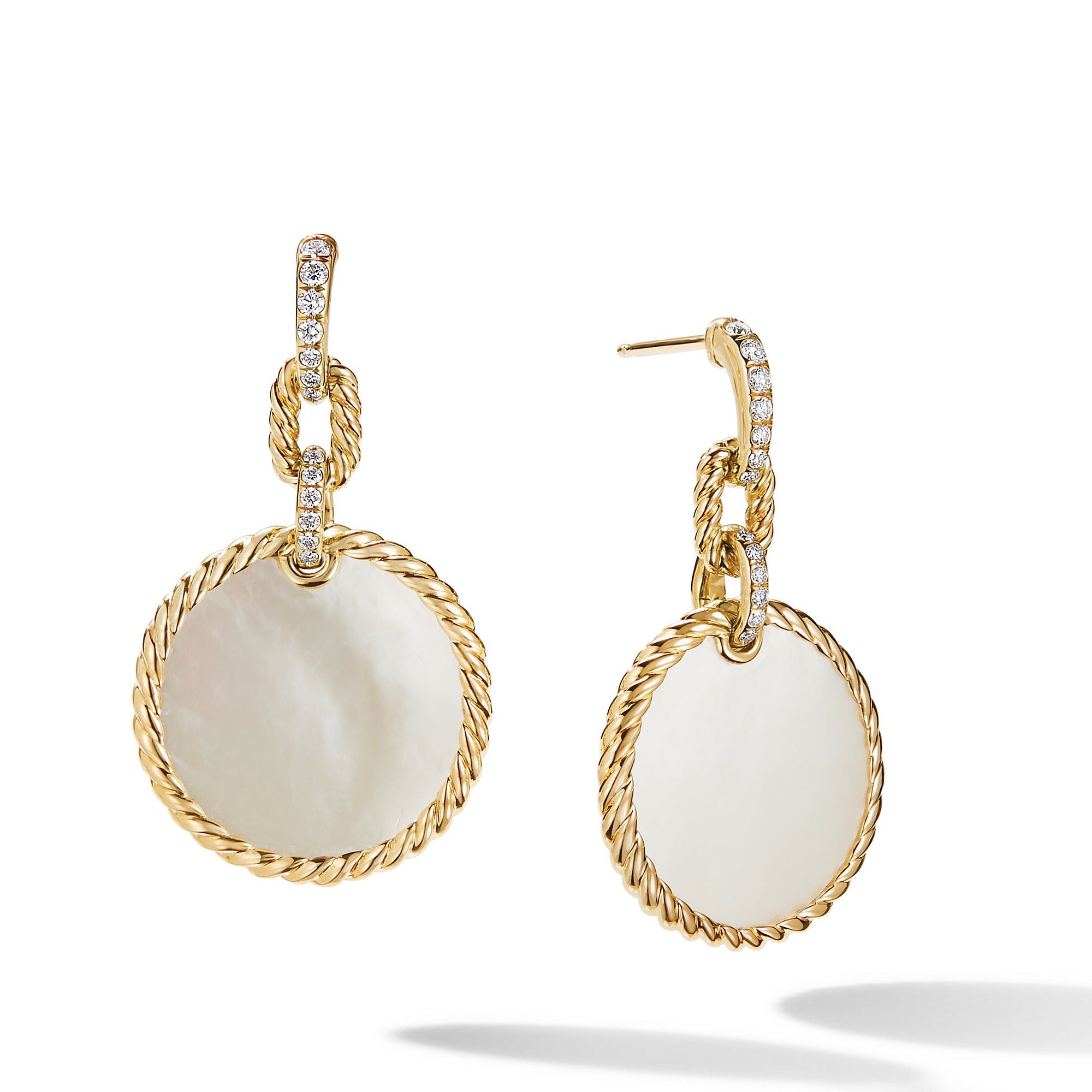 David Yurman o1w1db10526 E17049D/Size 7/ Drop Earrings in Golden Size ONE SIZE - 1 Thumbnail