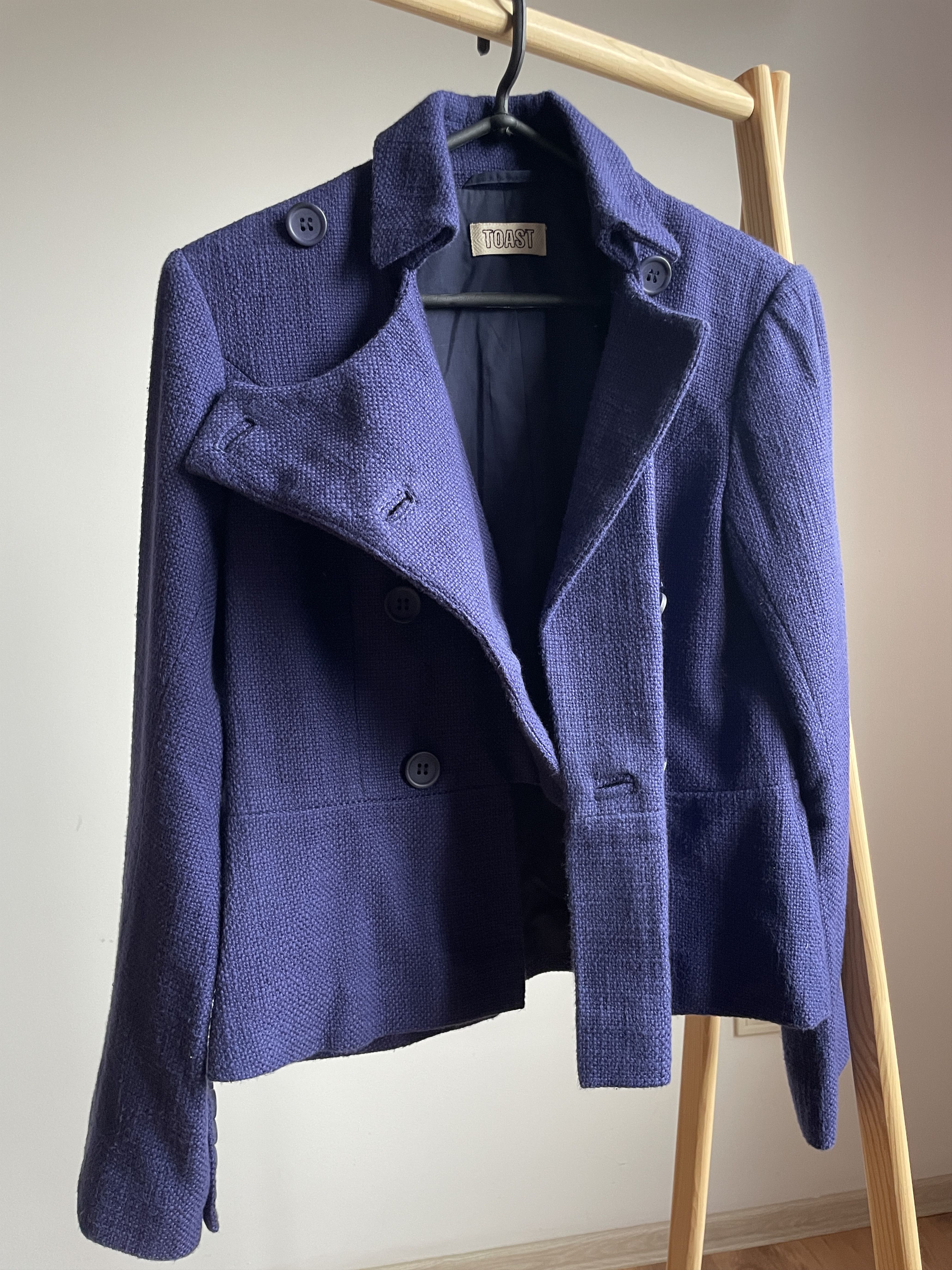 Other Toast Boucle Moon Tweed Womens Double Breasted Jacket Size M / US 6-8 / IT 42-44 - 3 Thumbnail