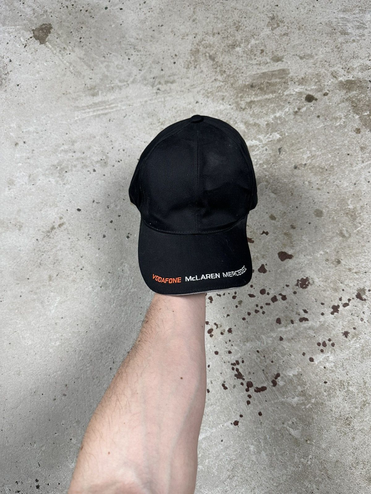 Mercedes-Benz Vintage Y2K Lewis Hamilton F1 McLaren Mercedes Hat Cap Size ONE SIZE - 2 Thumbnail