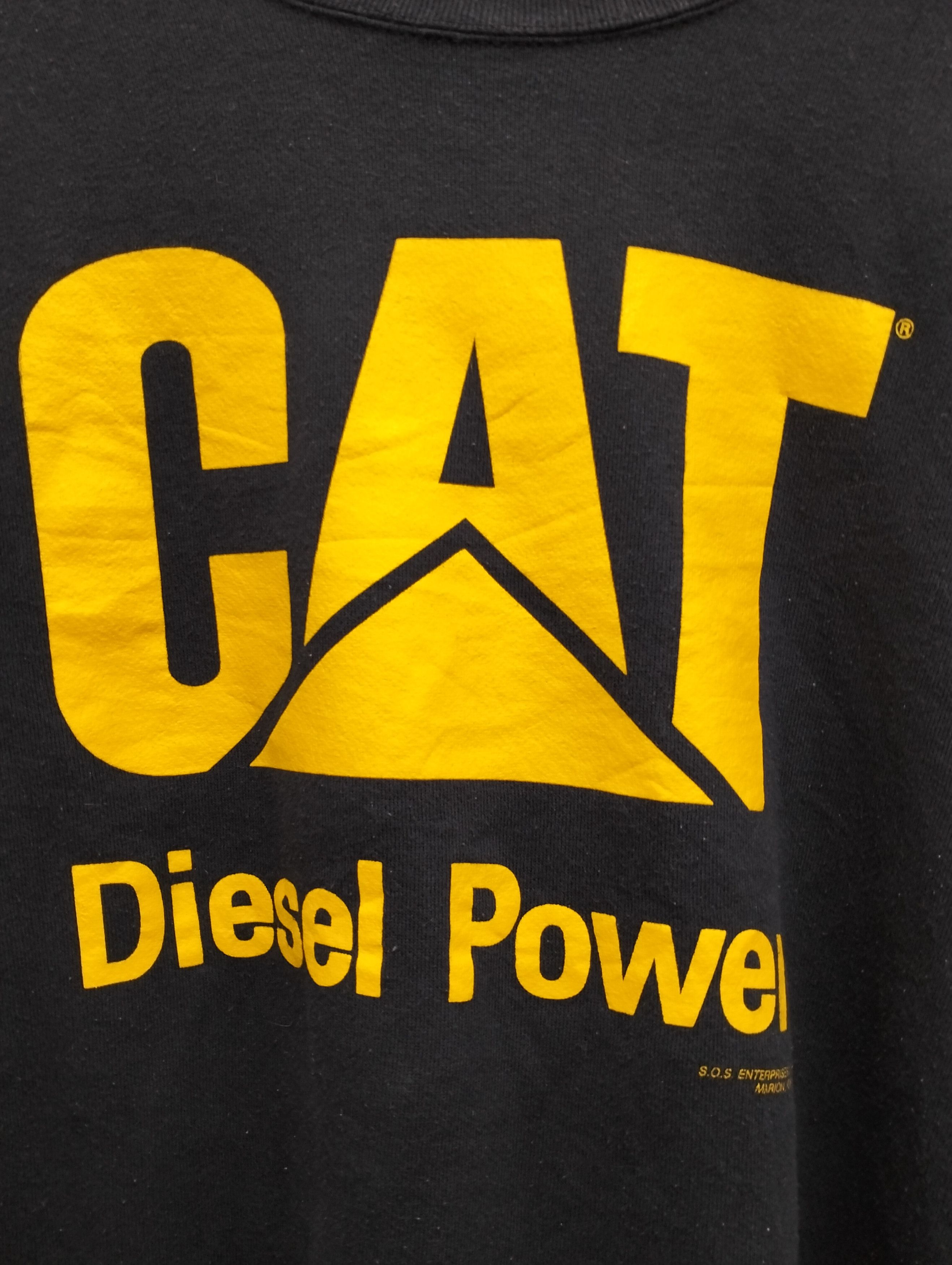 Caterpillar Vintage 90' Caterpillar big logo sweatshirt Size US L / EU 52-54 / 3 - 7 Thumbnail