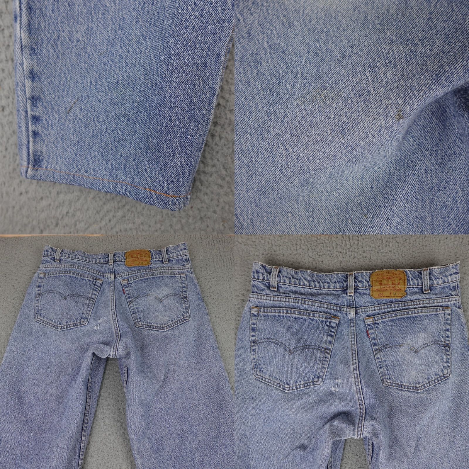 Levi's VINTAGE Levi’s 550 Jeans 38x32 Blue Denim Relaxed Fit Light USA Men's Jeans 90s Realted? Size US 38 / EU 54 - 8 Thumbnail