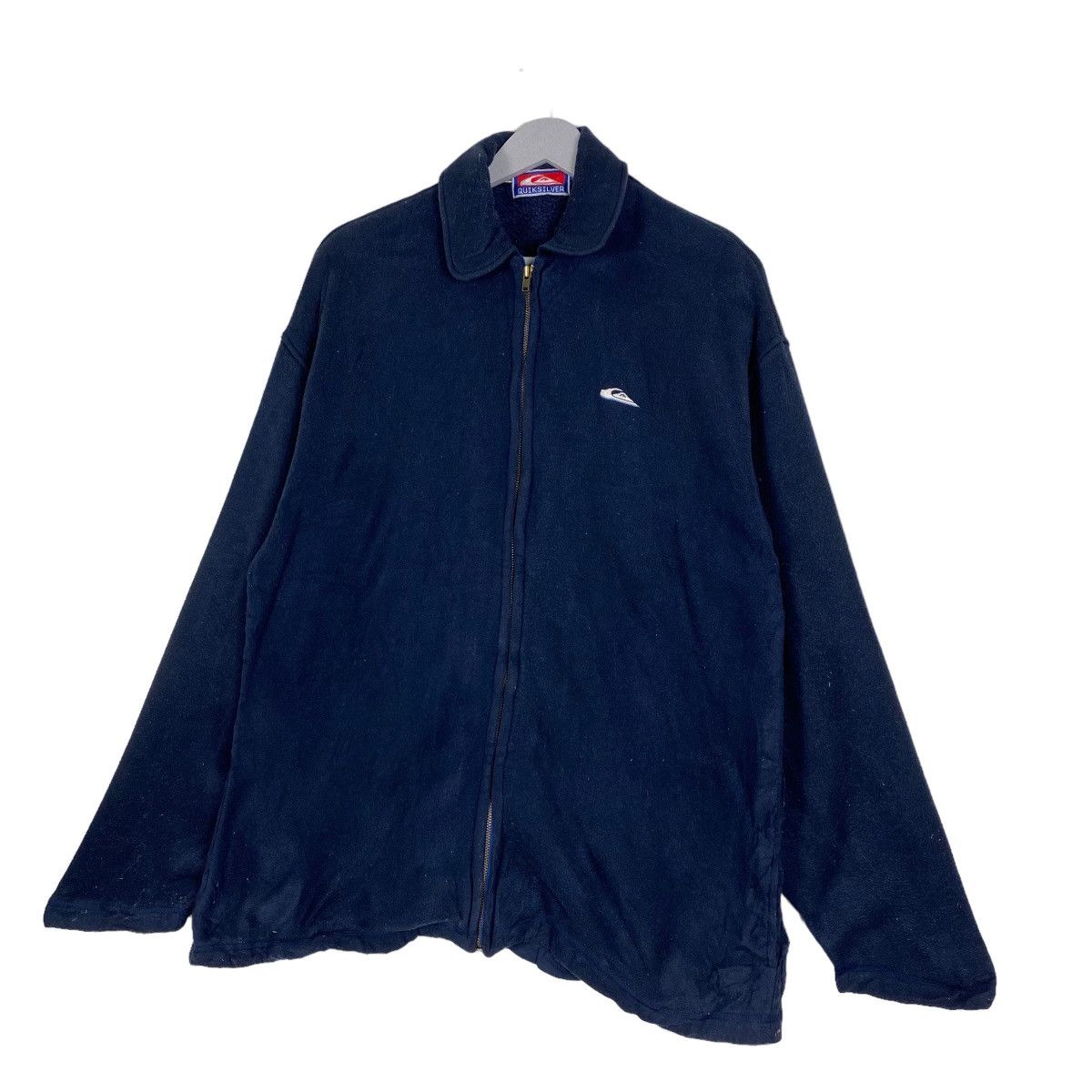 Billabong × Quiksilver × Vintage Vintage 90s Quiksilver Small Logo Zipper Fleece Jacket Size US L / EU 52-54 / 3 - 2 Thumbnail