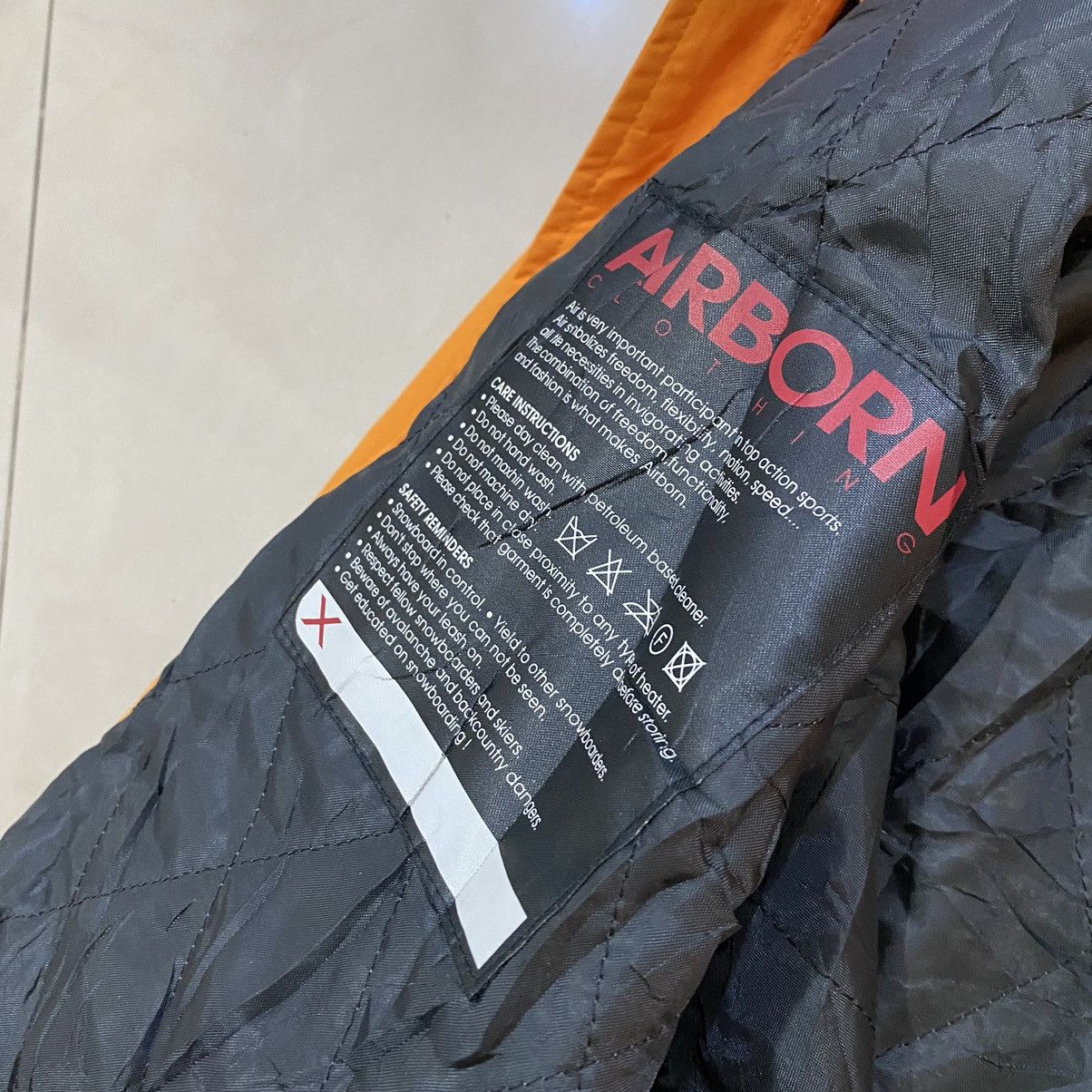 Vintage ❄️VTG AIRBORN ORANGES OUTDOORS LIGHT JACKET Size US M / EU 48-50 / 2 - 8 Thumbnail