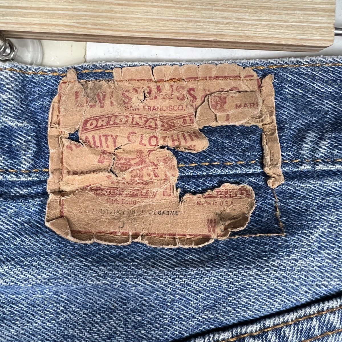 Levi's 🔥 80s Vintage Levis 501 Denim Jeans Made In Usa - Size 29 Size US 29 - 10 Thumbnail