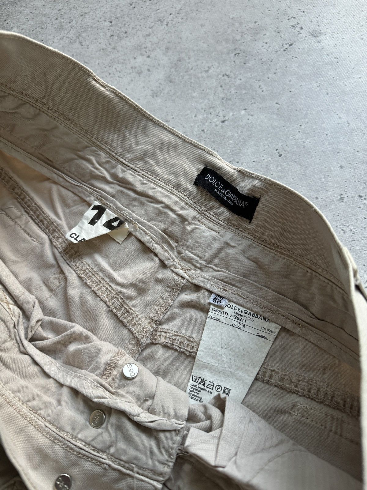 Dolce & Gabbana 🔥 Dolce&Gabbana Archive 00s PatchWork Distressed Pants Size US 34 / EU 50 - 6 Thumbnail
