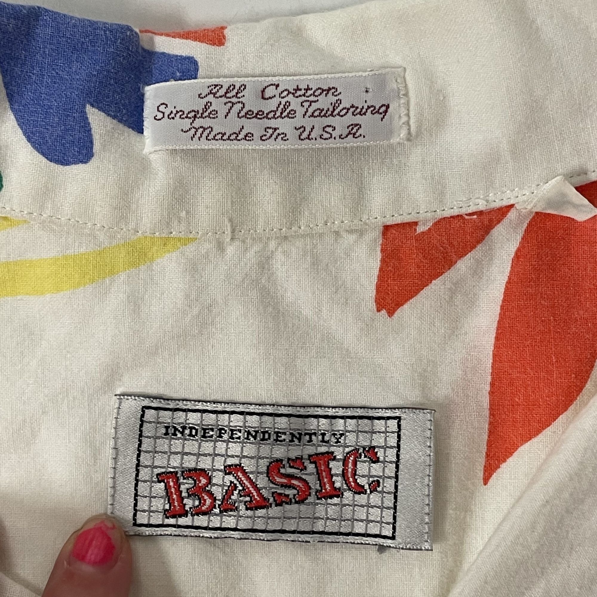 Other 80’s Basic White NEON Floral HAWAIIAN Multicolor Tro Size US XL / EU 56 / 4 - 5 Thumbnail