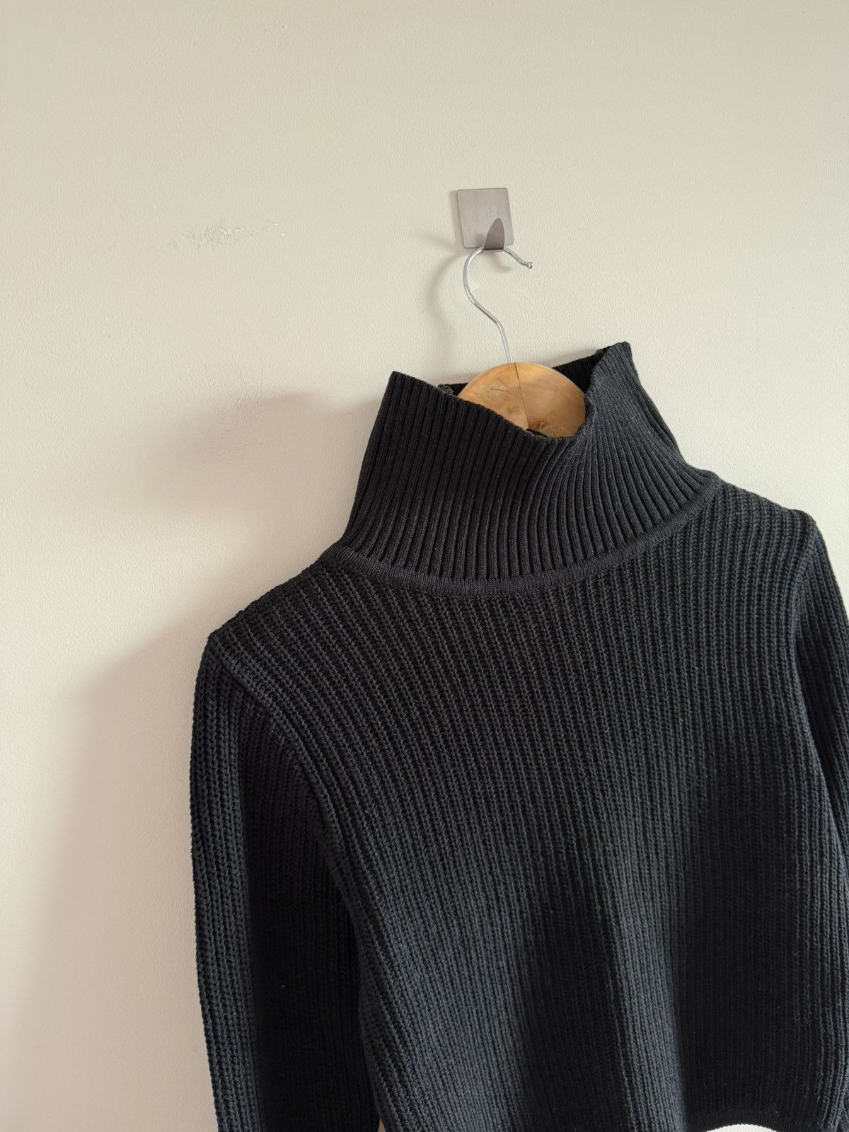 Ivan Grundahl Ivan Grundahl Ribbed Cropped Turtleneck Size S / US 4 / IT 40 - 3 Thumbnail
