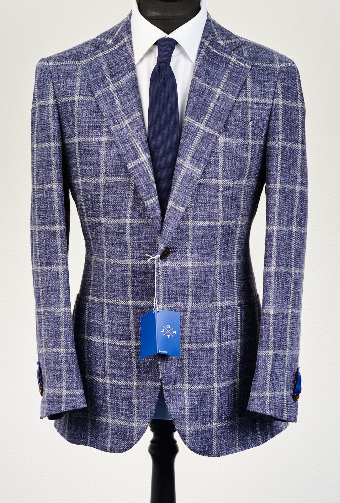 Suitsupply NWOT Suitsupply Jort blue windowpane jacket, 38R Size 38R - 1 Thumbnail