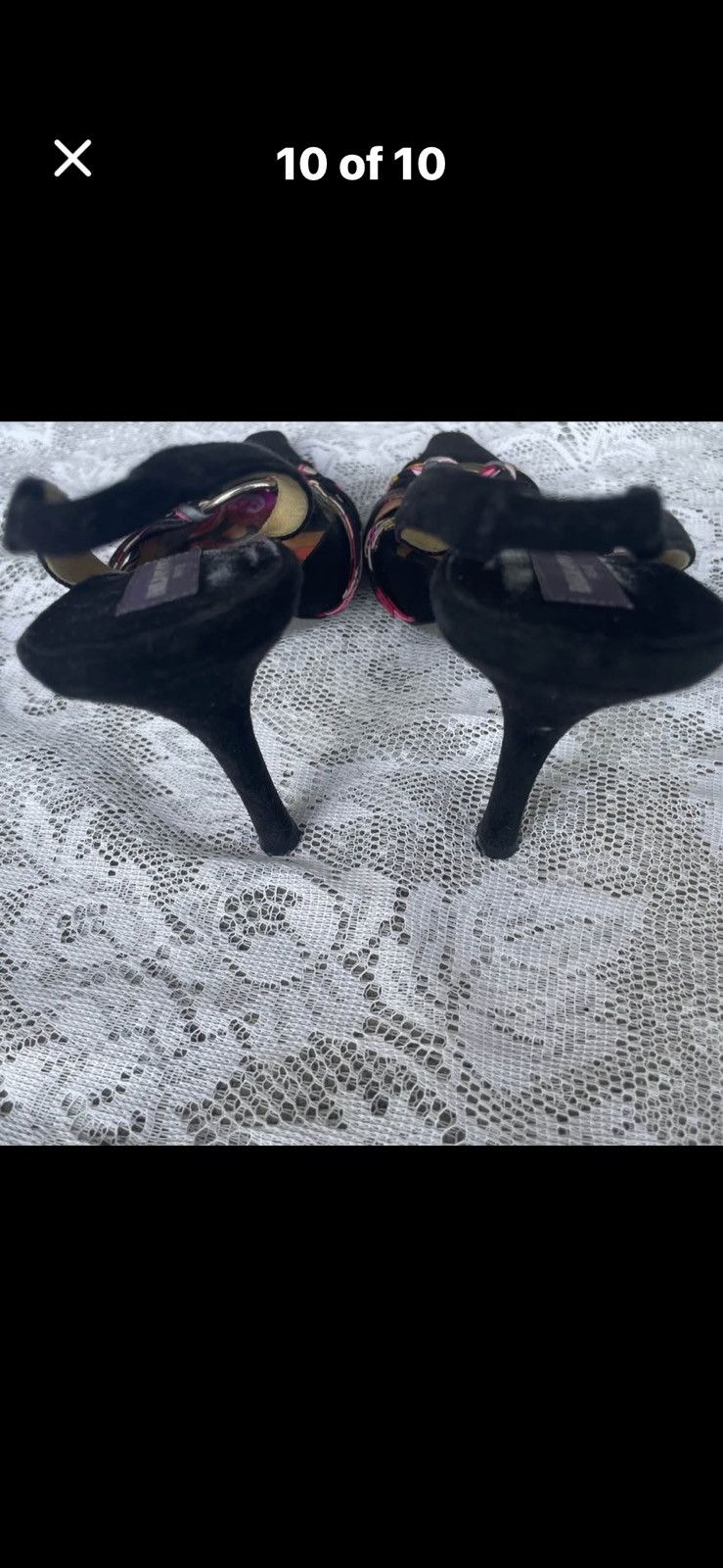 Emilio Pucci Emilio Pucci Vintage Slingback Heels Size US 7.5 / IT 37.5 - 4 Thumbnail