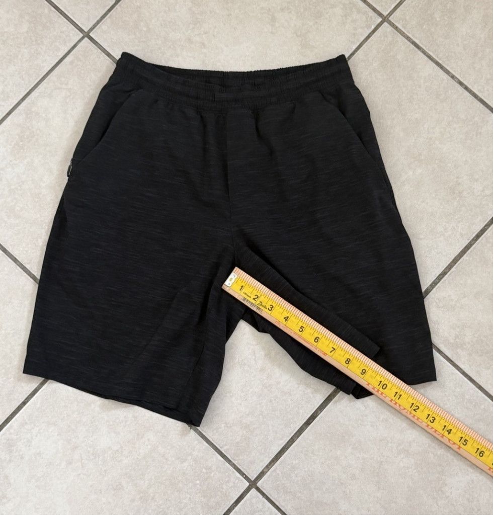 Lululemon LULULEMON PACE BREAKER SHORT LINER 9” HEATHER BLACK SZ SMALL Size US 28 / EU 44 - 4 Thumbnail