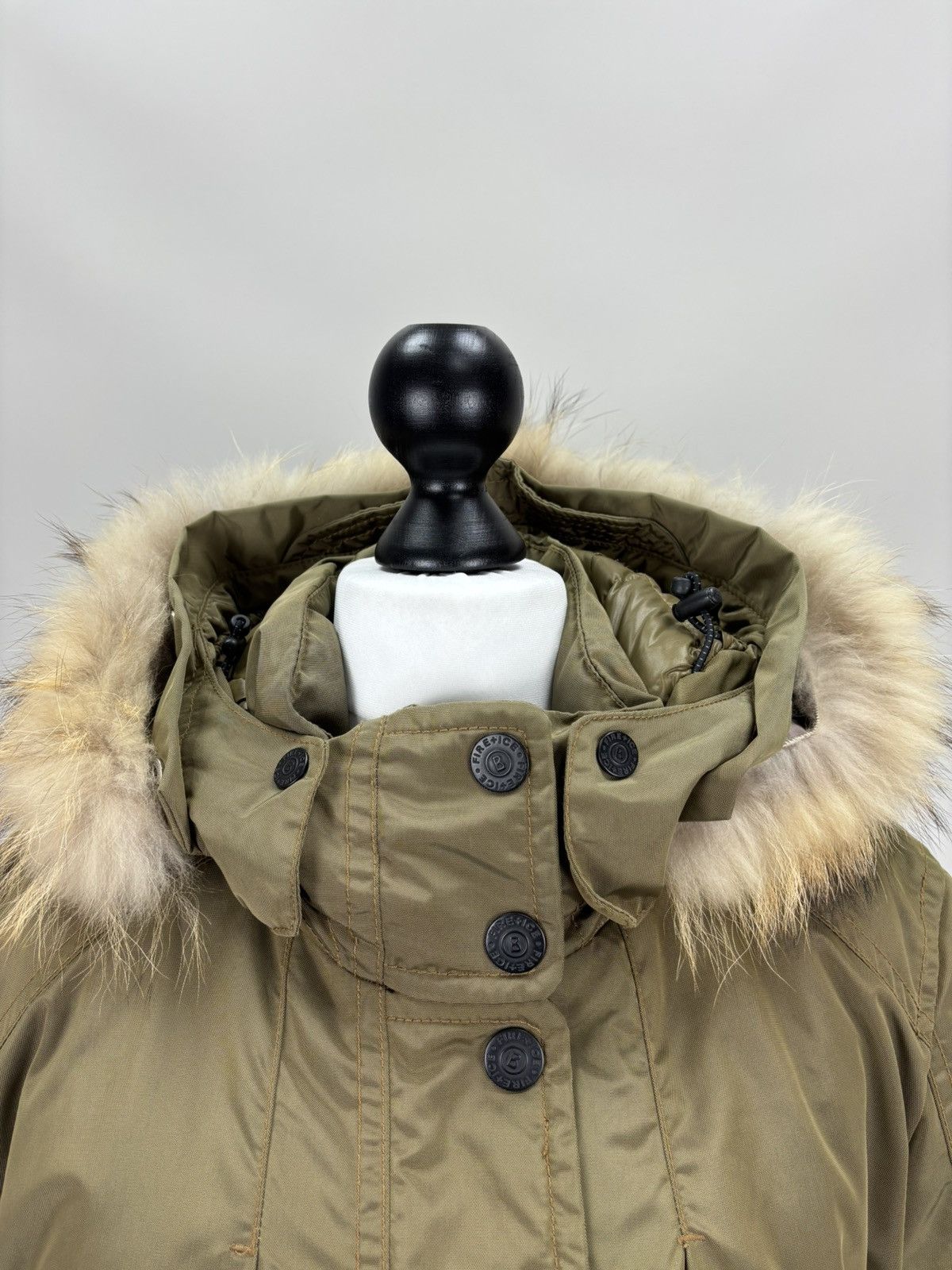 Bogner Womens puffer parka Bogner Fire Ice Size L Color Brown Size L / US 10 / IT 46 - 4 Thumbnail
