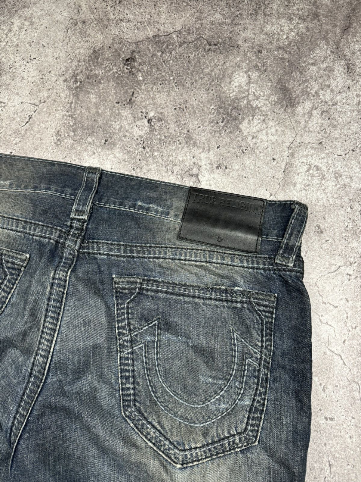 True Religion True Religion Vintage Jeans Flared Wide Baggy Distressed Y2K Size US 31 - 3 Thumbnail