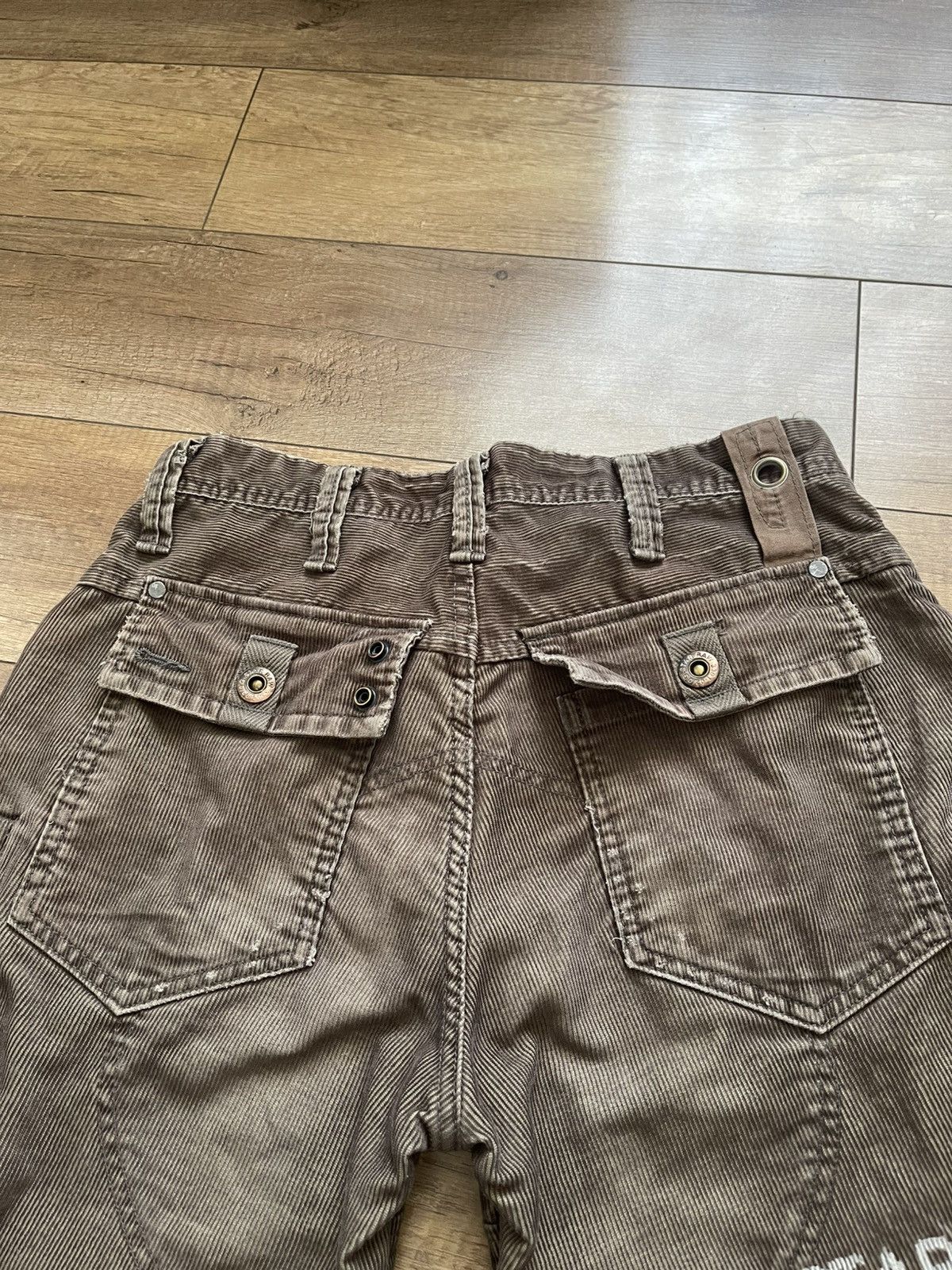 G-Star G Star Raw Vintage Cargo Velvet Pants Big Logo Size US 31 - 9 Thumbnail