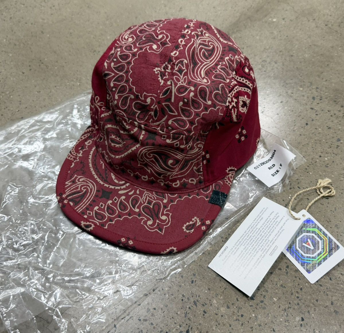 Visvim Visvim 18SS ICT Camp Cap BLUE Bandana | Grailed