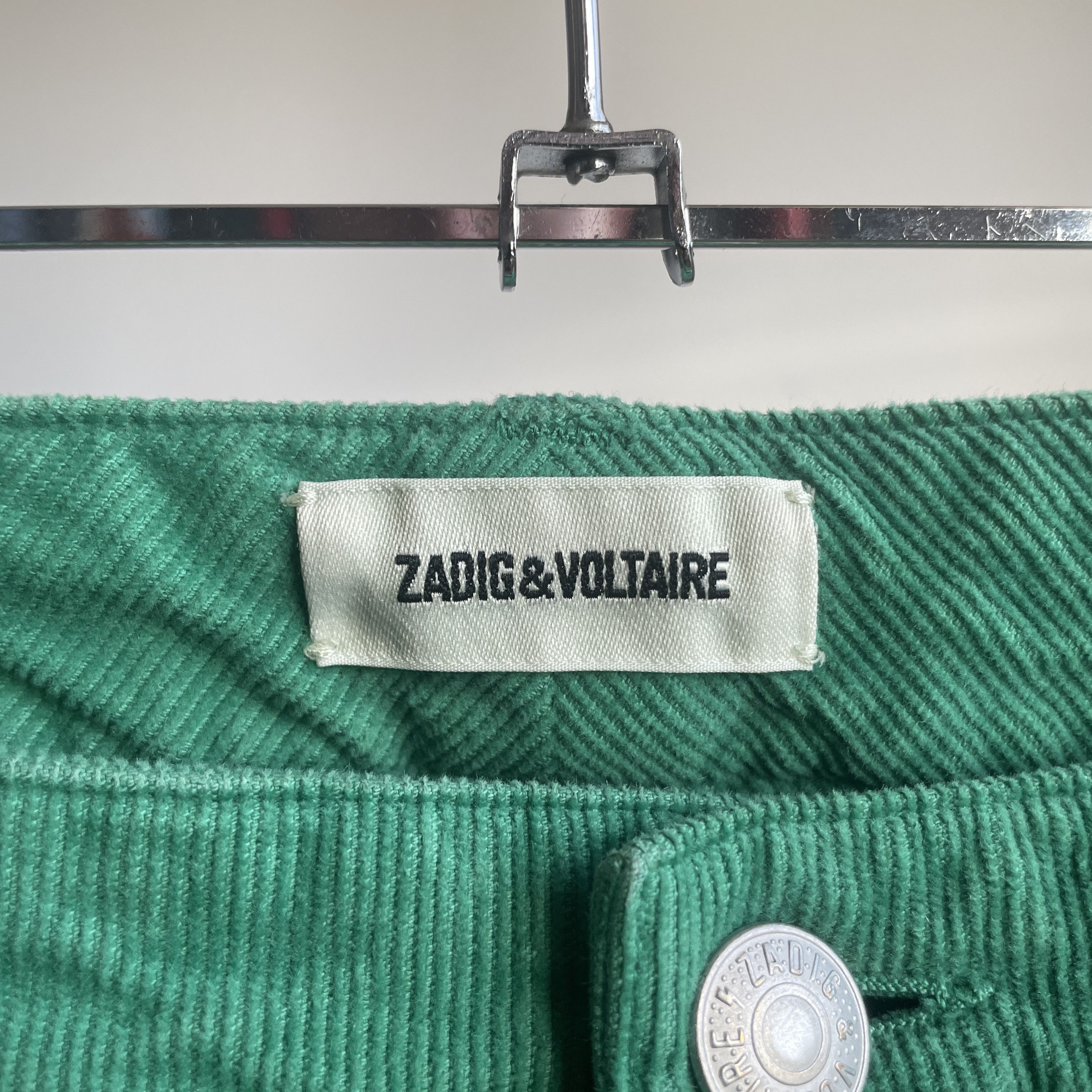 Zadig & Voltaire Zadig & Voltaire Womens Flare Corduroy Pants Size EUR 36 Size 25" / US 0 / IT 36 - 8 Thumbnail