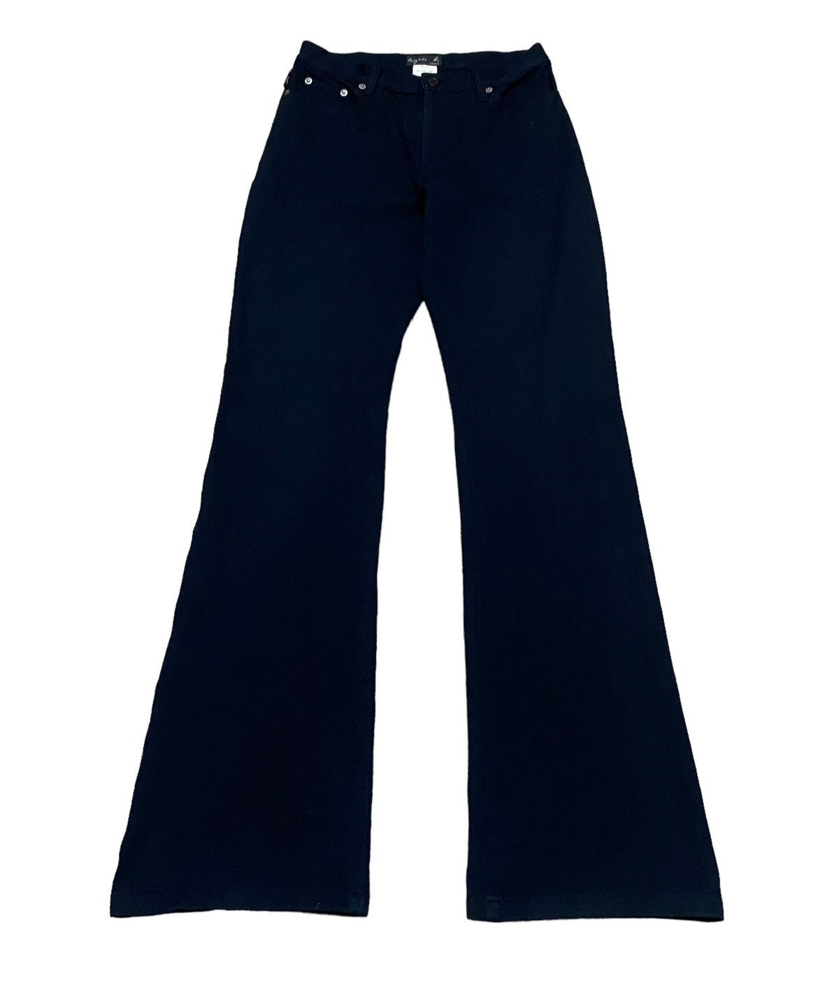 Vintage Rare Design Vintage Brand Agnes B Flared Pants 1990s Size US 27 - 1 Thumbnail