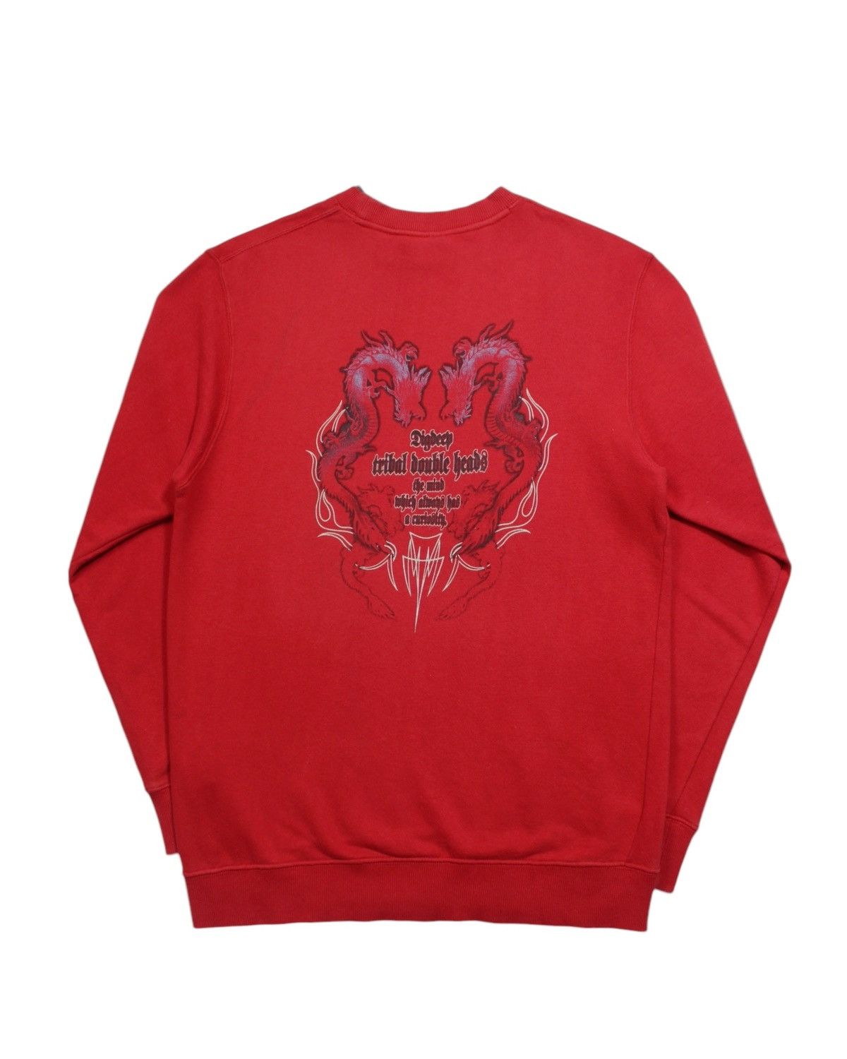 Hysteric Glamour × Kamakura × Vintage 2000S DIG DEEP TRIBAL DOUBLE HEADS SWEATER Size US L / EU 52-54 / 3 - 5 Thumbnail