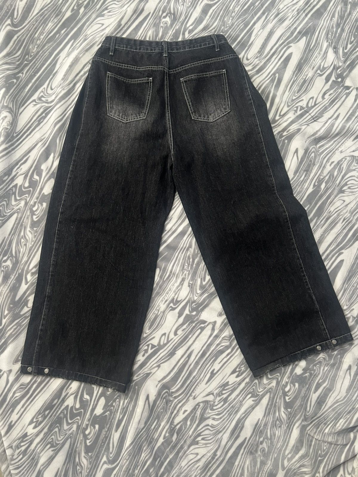 Other × Vintage Wide Leg Baggy Jeans Size US 30 / EU 46 - 4 Thumbnail