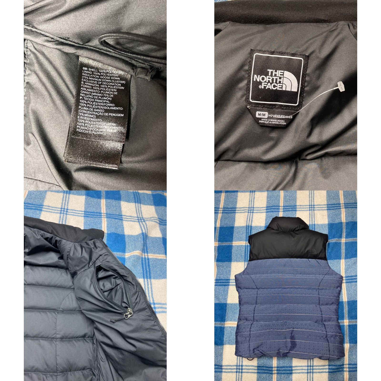 The North Face VINTAGE The North Face 700 Goose Down Vest Womens M Blue Puffer Jacket Winter Size M / US 6-8 / IT 42-44 - 8 Thumbnail