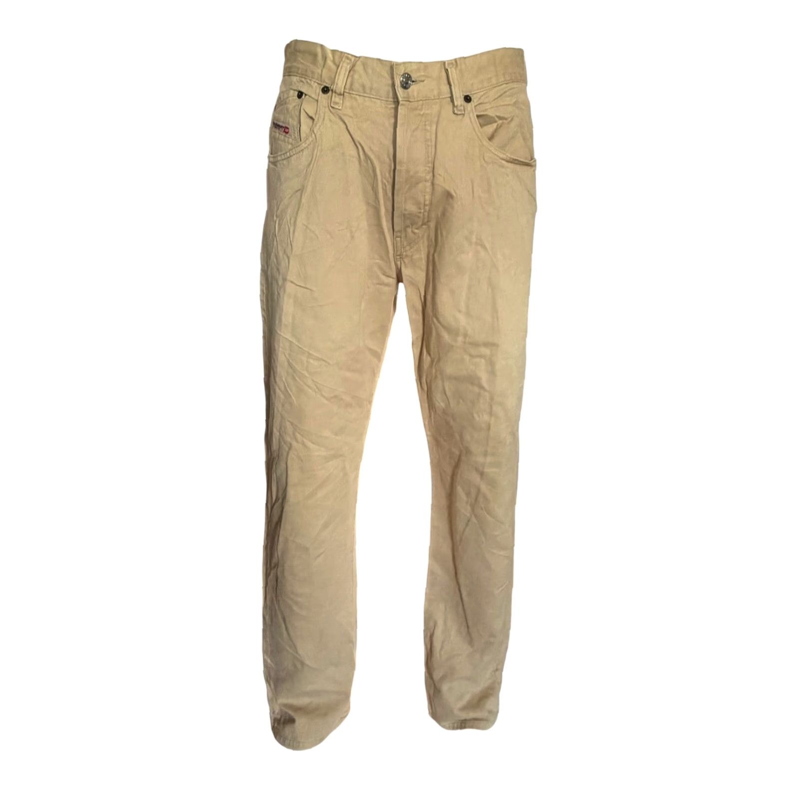 Diesel DIESEL Industry “Cheyenne” Denim Jeans 34 L32 Beige Made in Italy Size US 34 / EU 50 - 2 Thumbnail