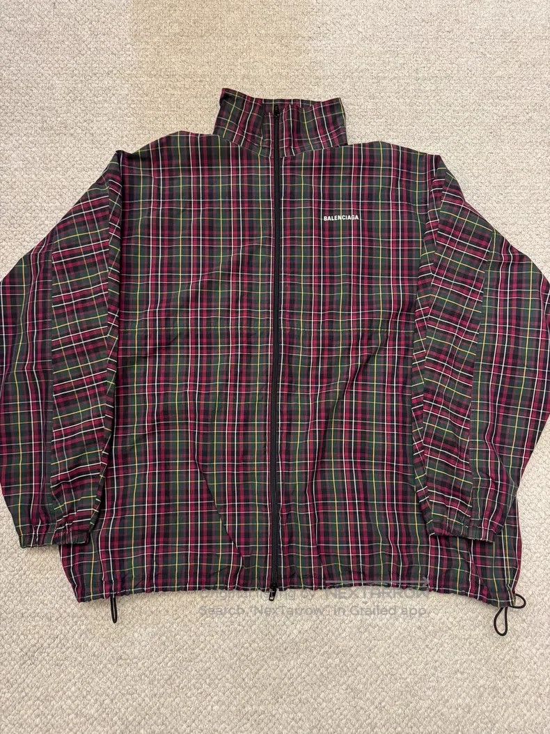 Balenciaga Balenciaga Retro British style striped checkered embroider Size US S / EU 44-46 / 1 - 3 Thumbnail