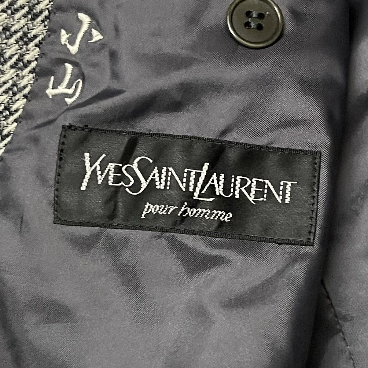 Yves Saint Laurent Vintage YSL Yves Saint Laurent Houndstooth Wool Blazer Size US M / EU 48-50 / 2 - 8 Thumbnail
