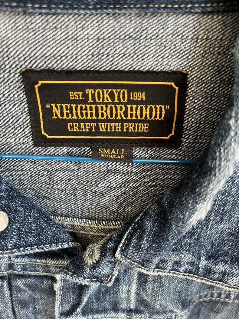 Neighborhood Neighborhood Washed Denim Jacket Size US S / EU 44-46 / 1 - 2 Thumbnail