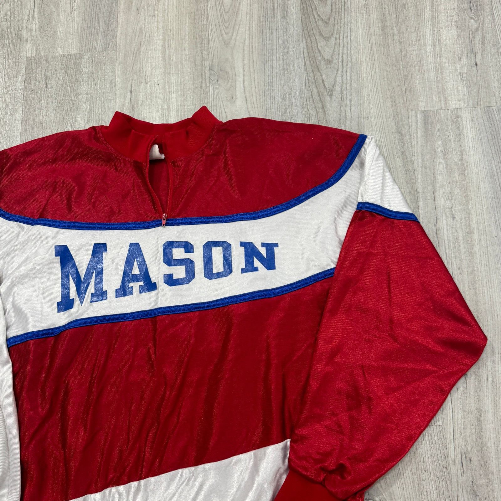 Vintage Vintage Mason Bulldogs Basketball Sweatshirt 90s Striped Size XL / US 12-14 / IT 48-50 - 2 Thumbnail