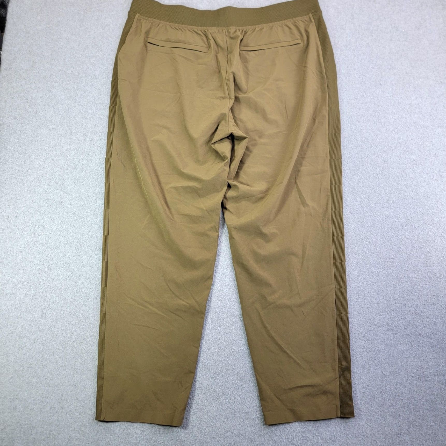 Athleta Athleta Pants Womens 16 Brown Ankle Pull On Elastic Waist Travel Activewear Casual Workwear Size 38" / US 16 / IT 52 - 4 Thumbnail