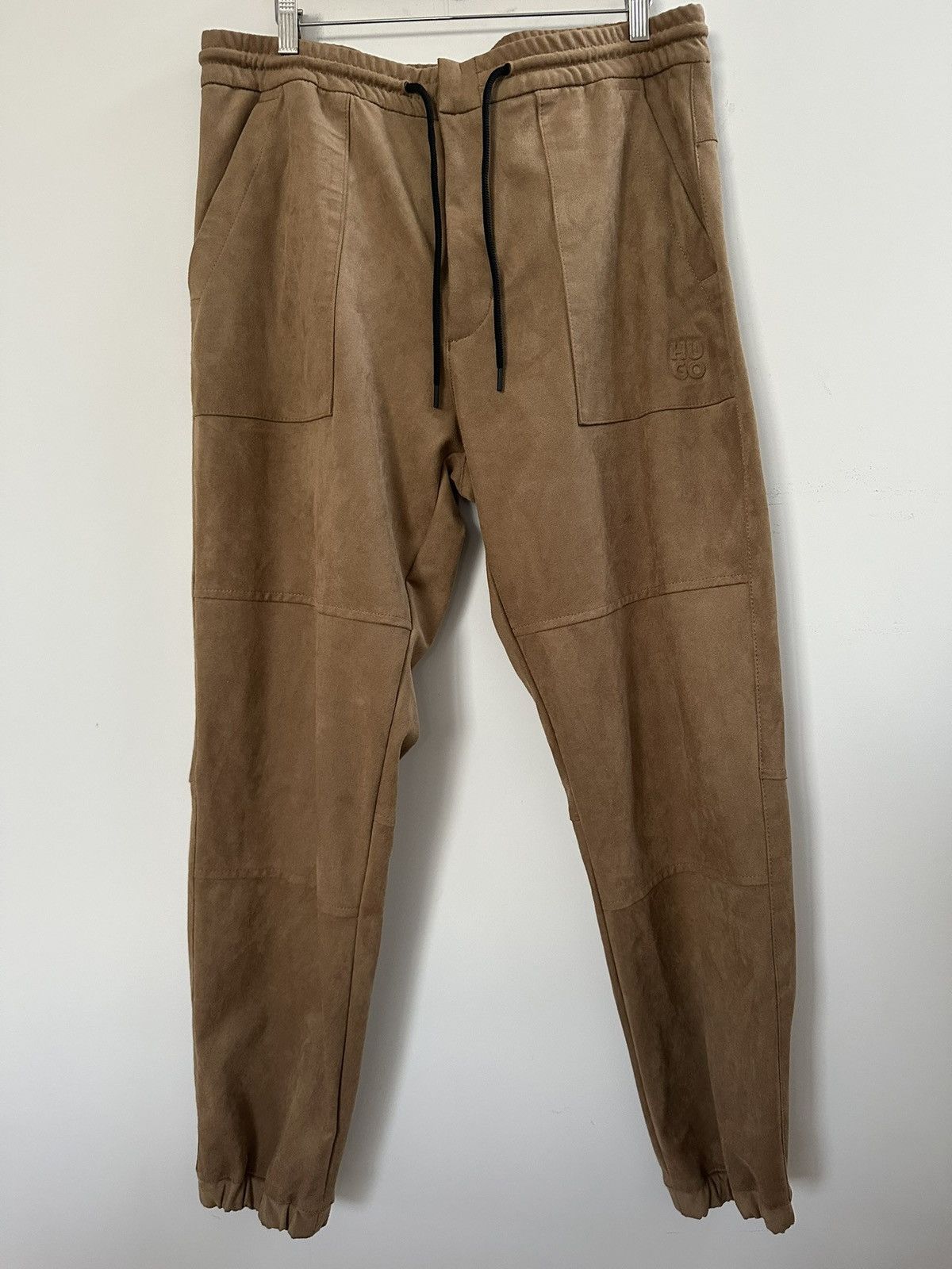 Hugo Boss HUGO Hugo Boss Faux Suede Jogger Pants Size US 36 / EU 52 - 1 Thumbnail