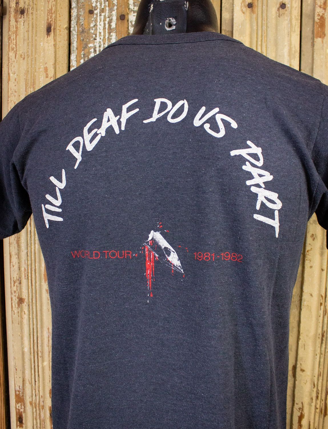 Band Tees × Vintage Vintage Slade Till Deaf Do Us Part Concert T Shirt 1981/82 Size US S / EU 44-46 / 1 - 5 Thumbnail