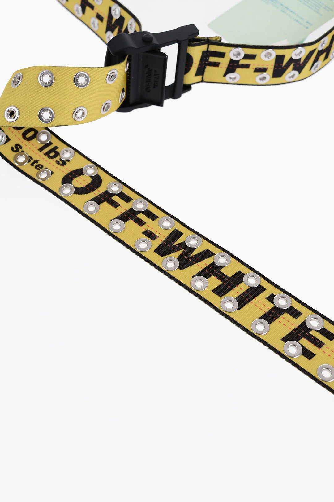 Off-White og1mm0426 Size: OS / Contrasting Eyelets Belt in Yellow Size ONE SIZE - 3 Thumbnail