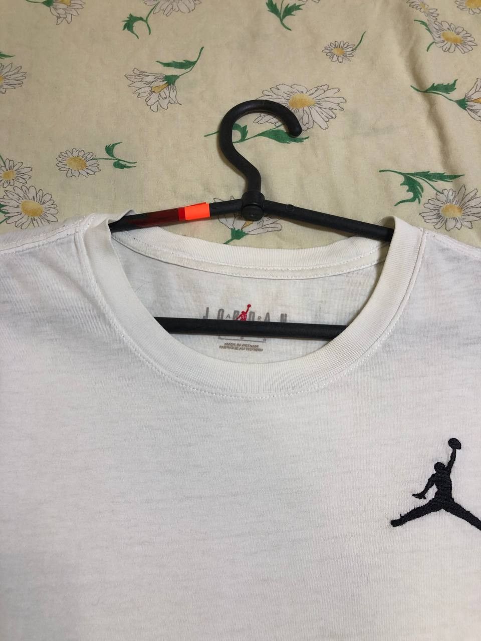 Nike Nike Air Jordan Men's White T-Shirt Black Small Jumpman Logo Size US L / EU 52-54 / 3 - 3 Thumbnail