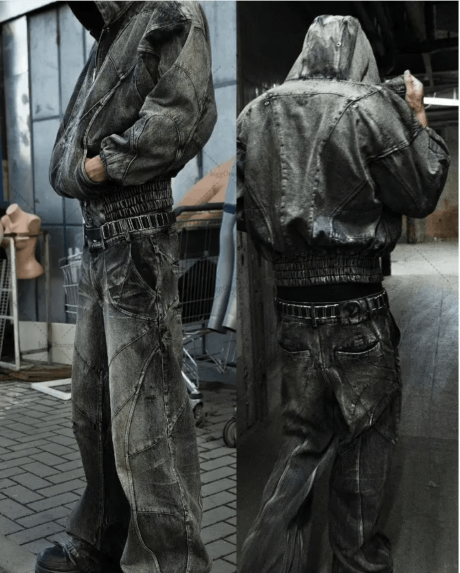 Japanese Brand × Jean × Vintage Jeans West Coast WorkWear Ripped Mopping Pants Size US 32 / EU 48 - 5 Thumbnail