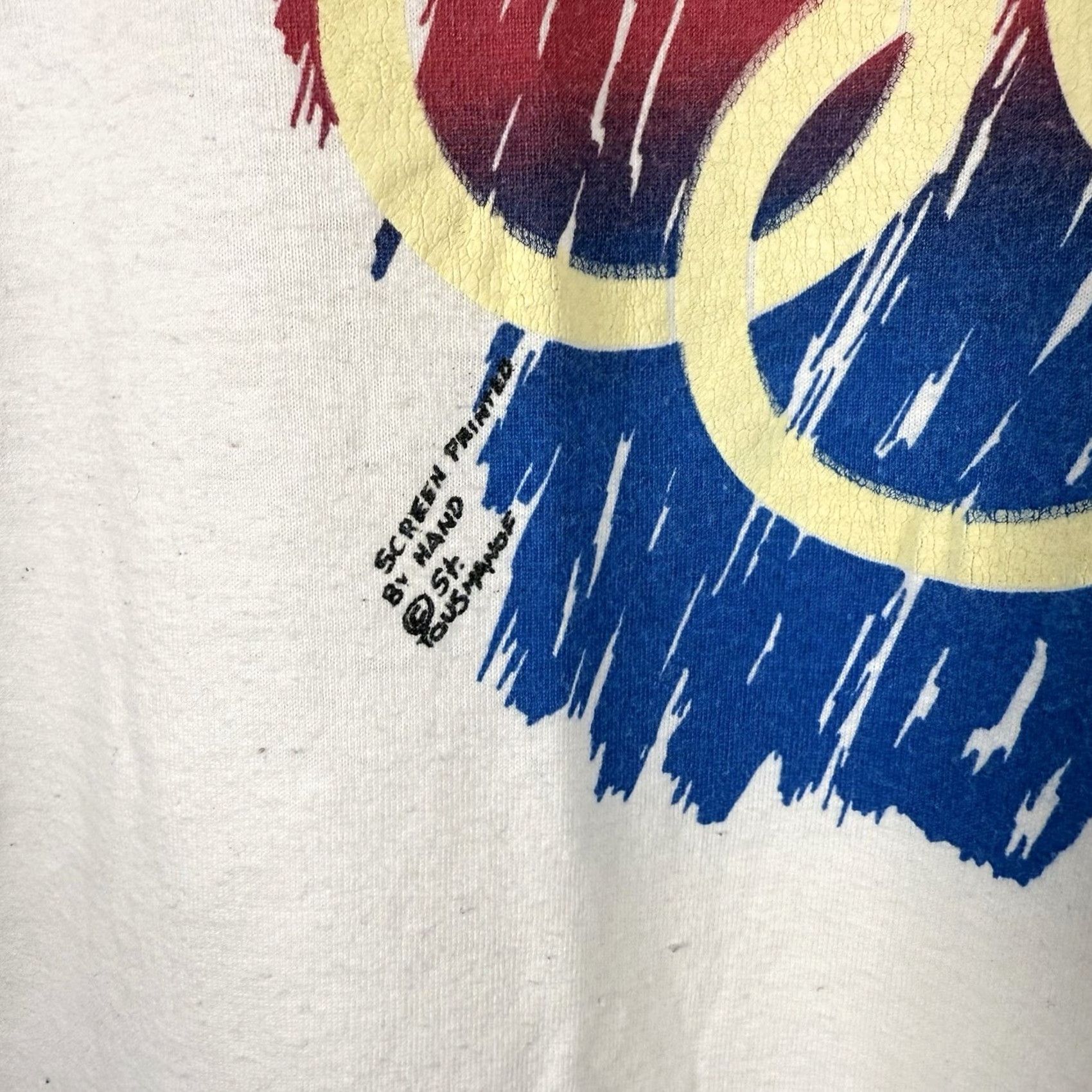 Vintage VINTAGE Athens 2004 Olympic Games White T-Shirt Made In Greece Men's XL Shirt Mens XL White Olympics Vintage Sports USA 2004 Size US XL / EU 56 / 4 - 4 Thumbnail