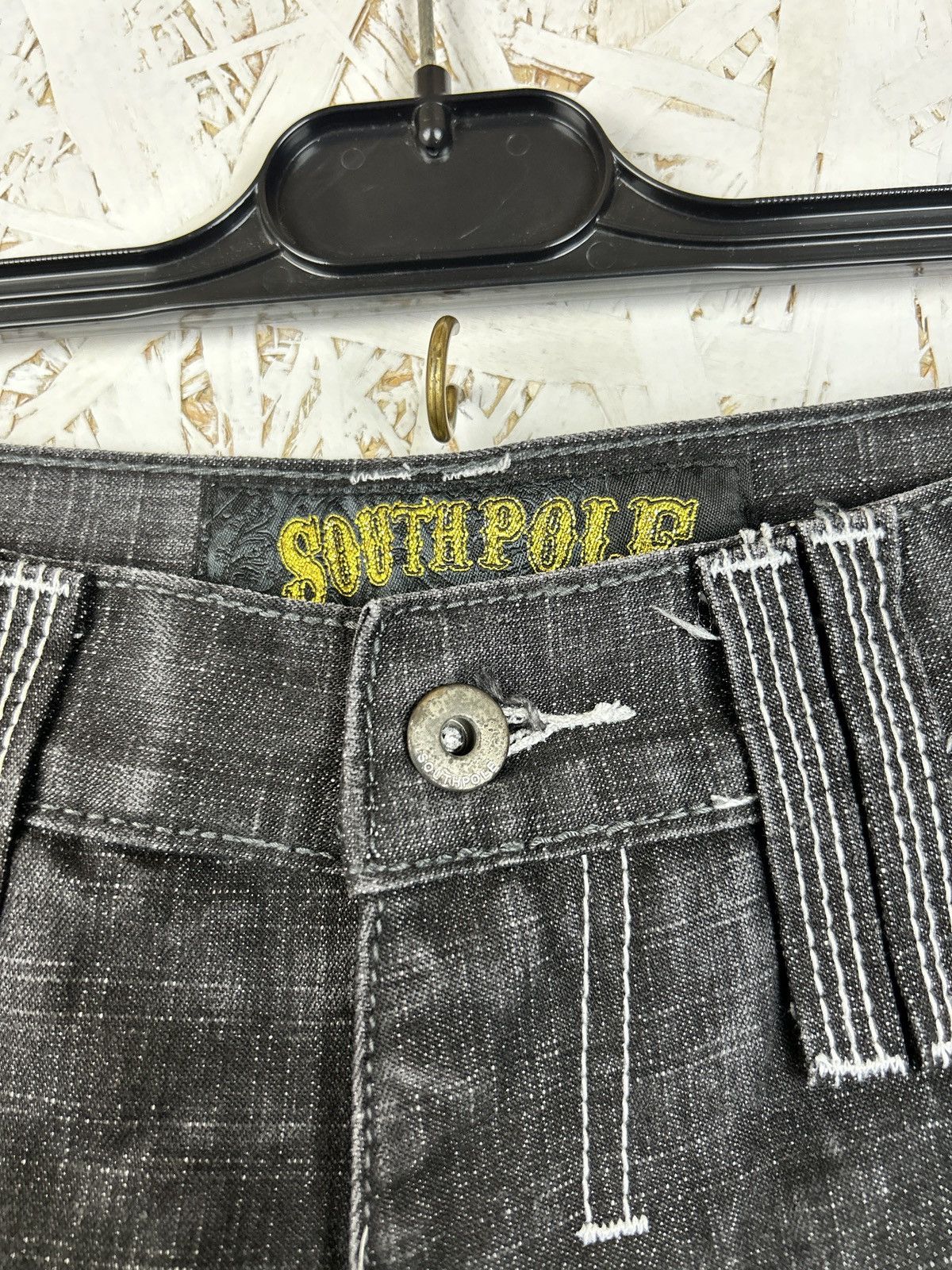 Southpole Vintage Southpole Viva La Lucha Flame Pocket Denim Jeans 38 Size US 38 / EU 54 - 5 Thumbnail