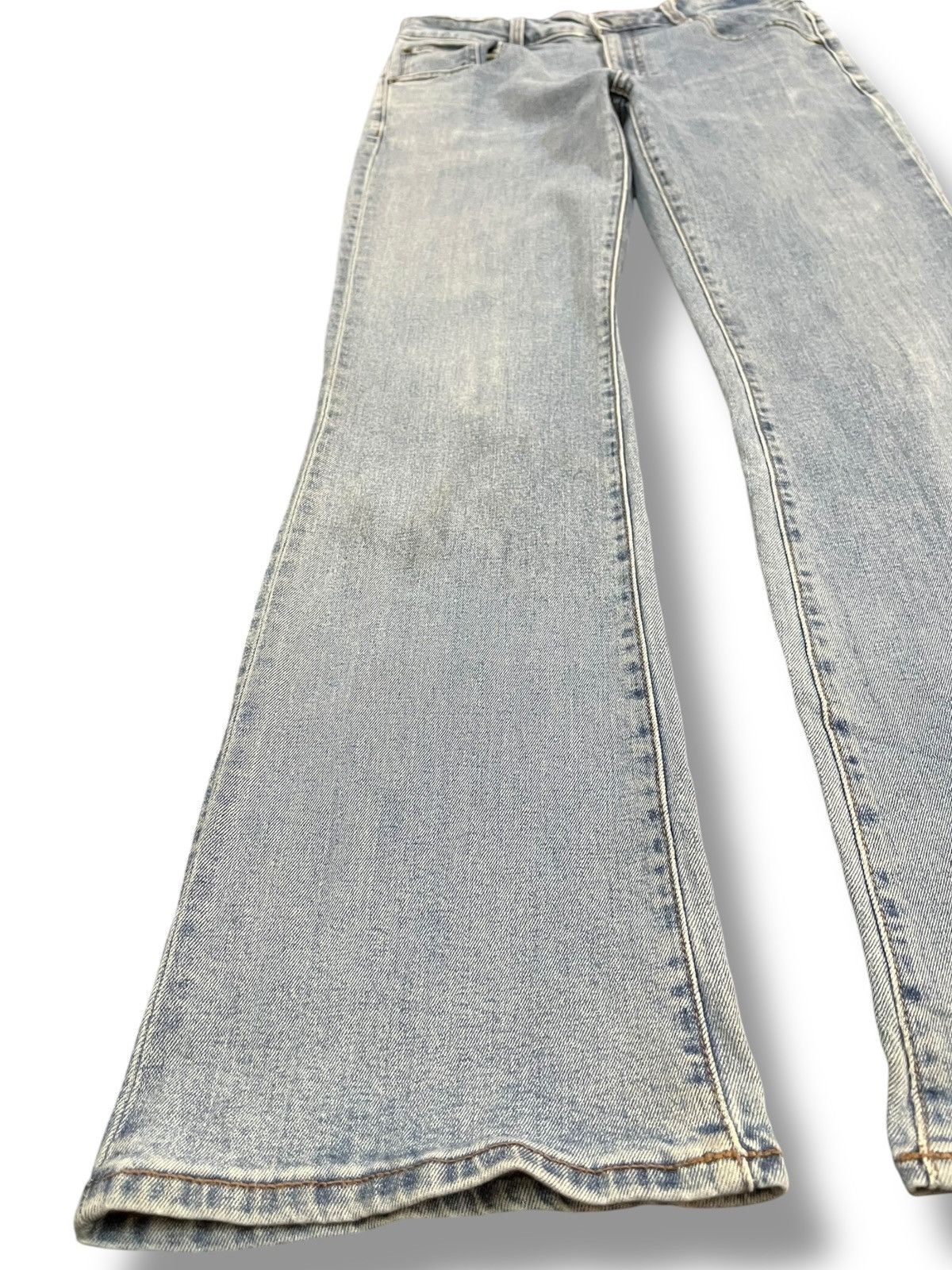 GU × Jun Takahashi × Uniqlo Vintage Gu Flare Bell Bottom Denim Size US 30 / EU 46 - 4 Thumbnail